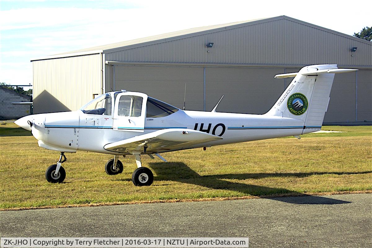 ZK-JHO, Piper PA-38-112 Tomahawk Tomahawk C/N 38-82A0121, At Timaru , South Island , New Zealand