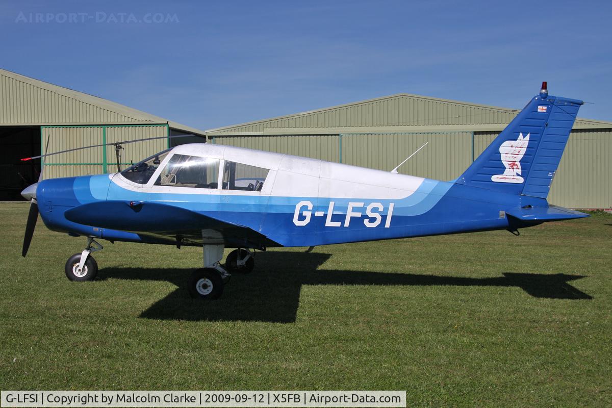 G-LFSI, 1970 Piper PA-28-140 Cherokee C/N 28-26850, Piper PA-28-140 Cherokee at Fishburn Airfield, September 2009.