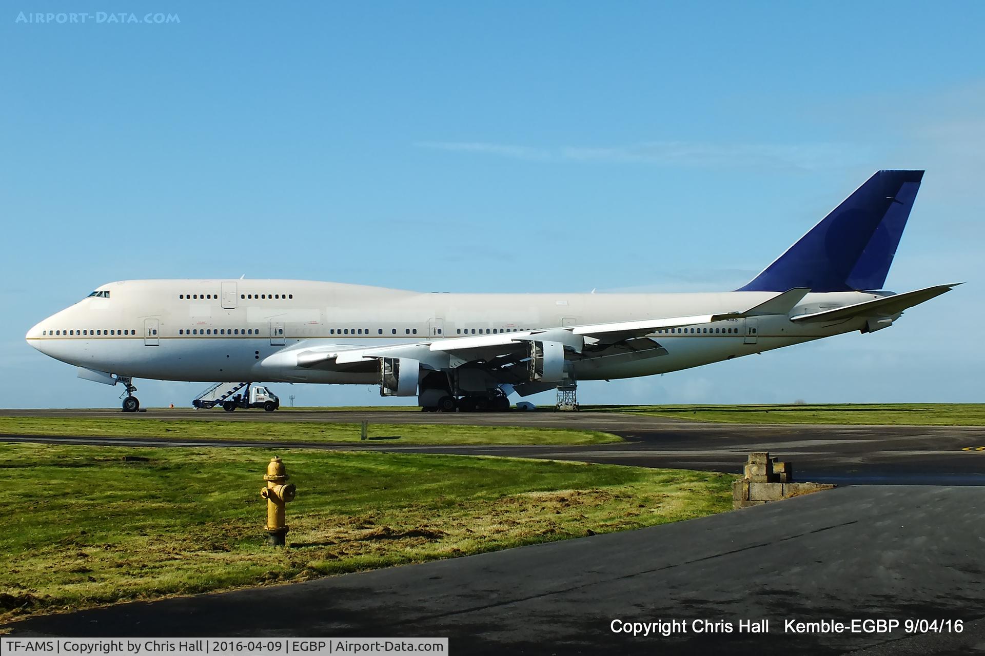 TF-AMS, 1990 Boeing 747-481 C/N 24920, ex Air Atlanta Icelandic/Saudi Arabian Airlines in storage at Kemble