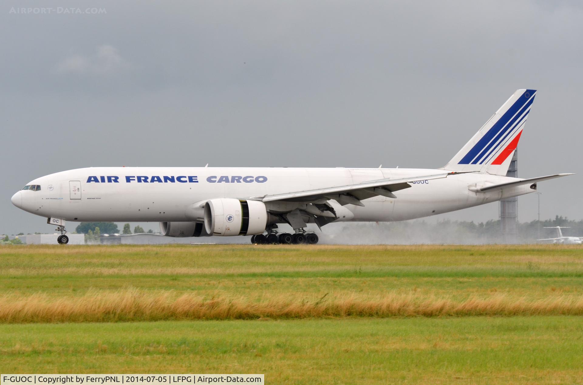 F-GUOC, 2009 Boeing 777-F28 C/N 32966, Air France Cargo B772 landing.