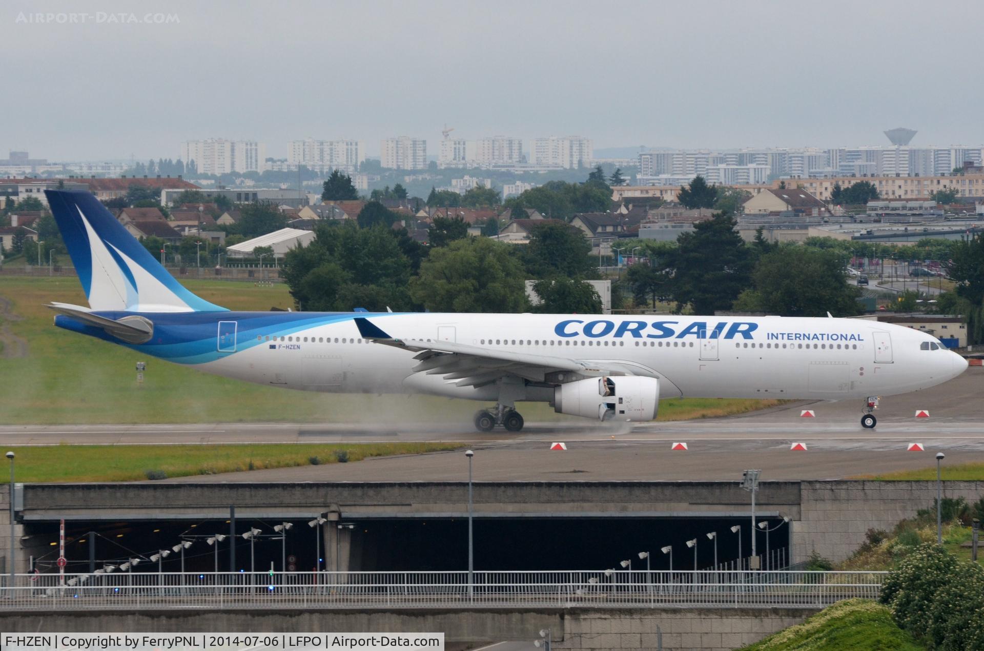F-HZEN, 2012 Airbus A330-343X C/N 1376, Arrival of Corse Air A333 in LBG.