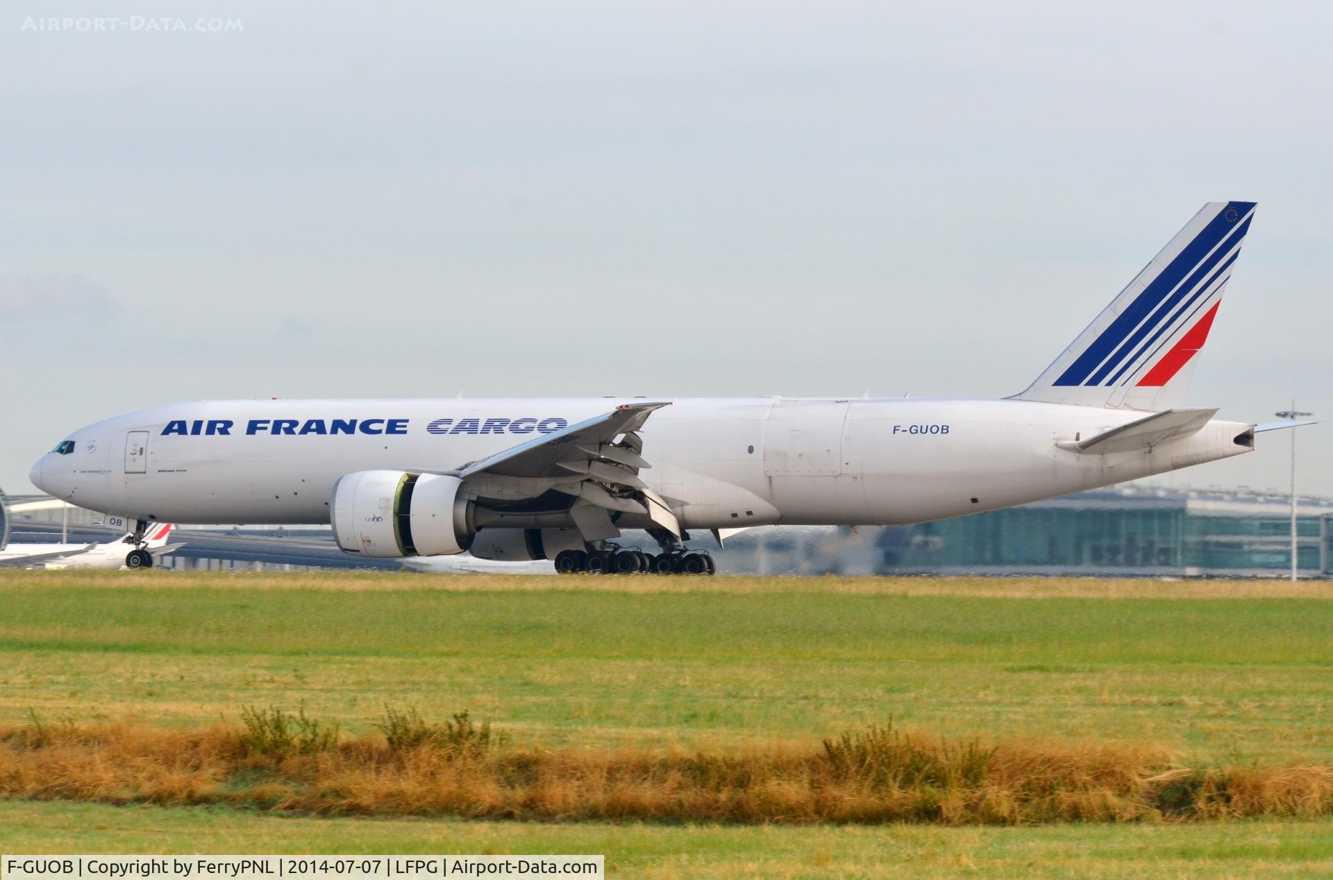 F-GUOB, 2008 Boeing 777-F28 C/N 32965, Arrival of Air France B772 freighter