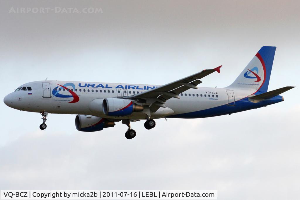 VQ-BCZ, 2002 Airbus A320-214 C/N 1777, Landing