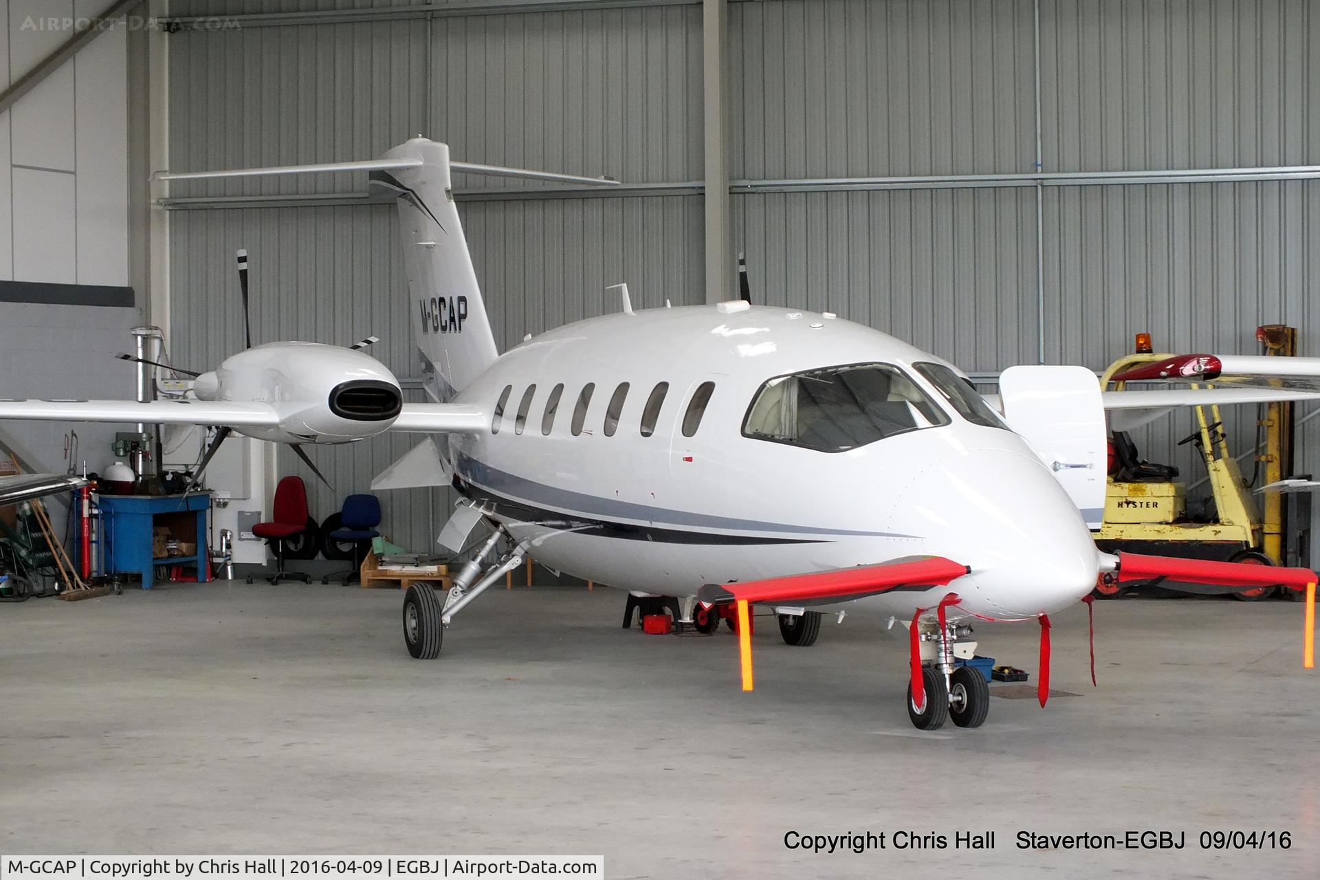 M-GCAP, 2011 Piaggio P-180 Avanti II C/N 1222, Staverton resident