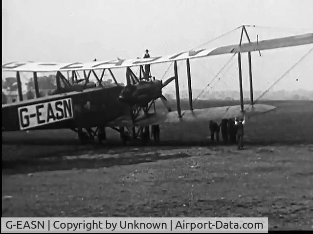G-EASN, Handley Page Ltd HP 0/11 C/N HP-32, Still from 1923 film 