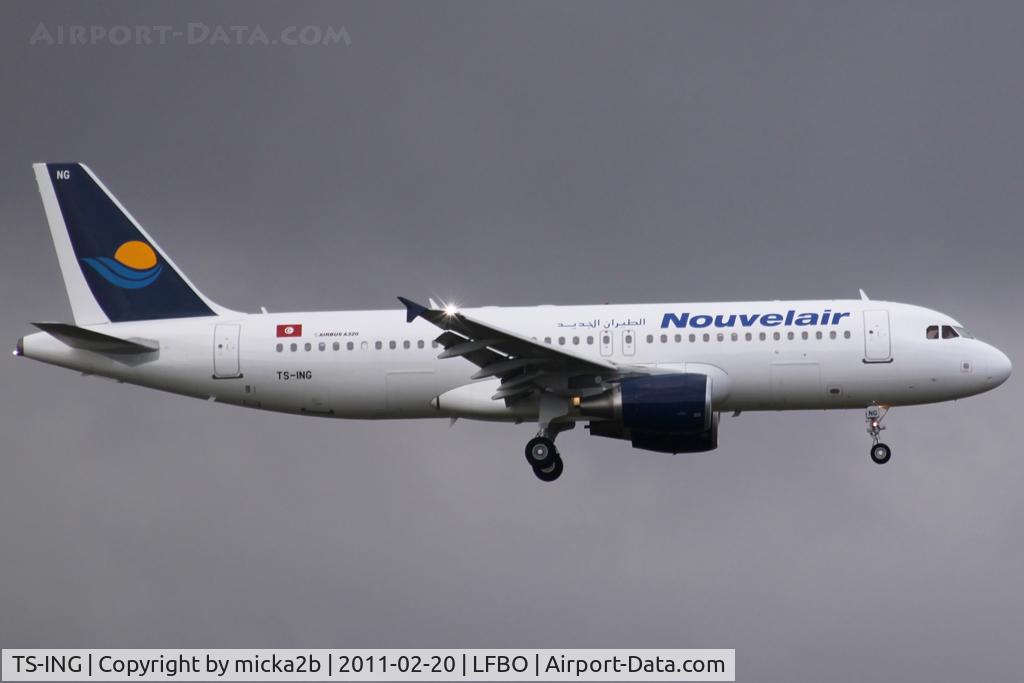 TS-ING, 1990 Airbus A320-211 C/N 140, Landing