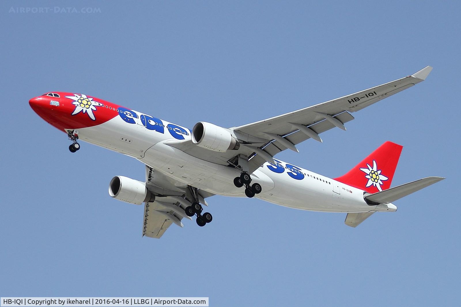 HB-IQI, 1999 Airbus A330-223 C/N 291, Edelweiss flight for Swiss,  landing from Zurich.