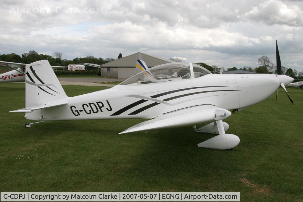 G-CDPJ, 2006 Vans RV-8 C/N PFA 303-13295, Vans RV-8, a visitor from Fishburn Airfield, Bagby Airfield, May 2007.