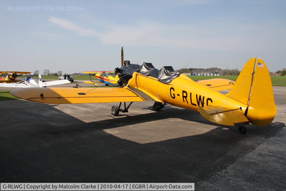 G-RLWG, 1942 Ryan PT-22 Recruit (ST3KR) C/N 1716, Ryan ST3KR at the John McLean Aerobatics Trophy competition, The Real Aeroplane Company, Breighton Airfield, UK in 2010.