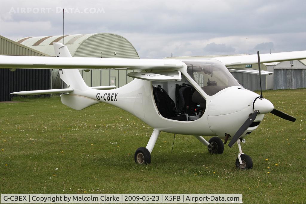 G-CBEX, 2001 Flight Design CT2K C/N 01.08.01.23, Flight Design CT2K, Fishburn Airfield, May 2009.