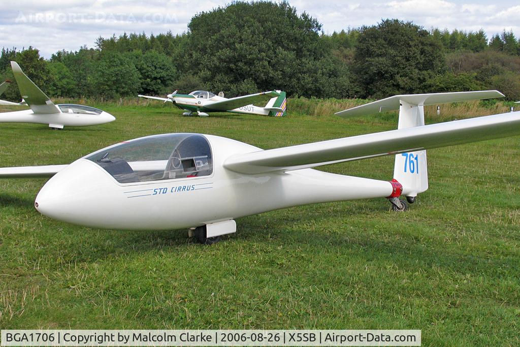 BGA1706, Schempp-Hirth HS.4 Standard Cirrus C/N 194, Schempp-Hirth HS.4 Standard Cirrus at The Yorkshire Gliding Club, Sutton Bank, N Yorks, July 2008.
