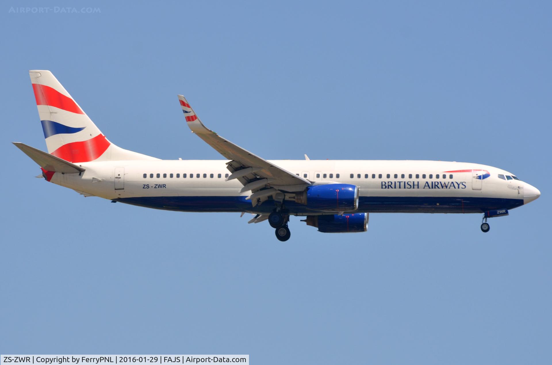 ZS-ZWR, 1999 Boeing 737-85P C/N 28382, BA/Comair  B738