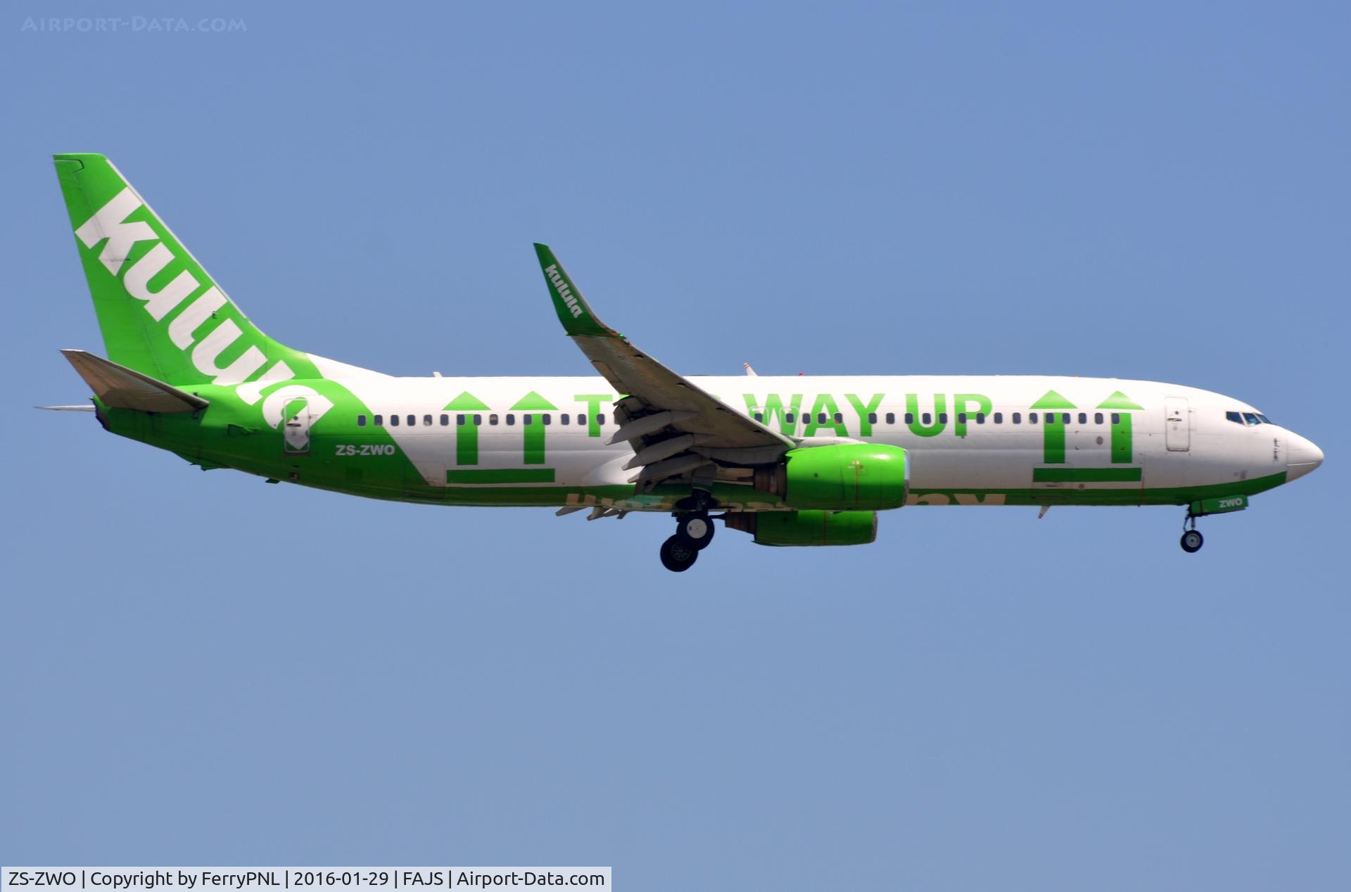 ZS-ZWO, 1998 Boeing 737-8K2 C/N 28373, Kulula Logojet B738