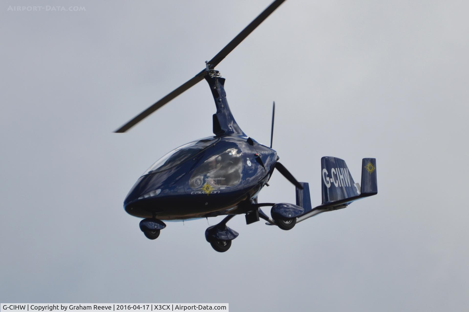 G-CIHW, 2014 Rotorsport UK Cavalon C/N RSUK/CVLN/010, Landing at Northrepps.