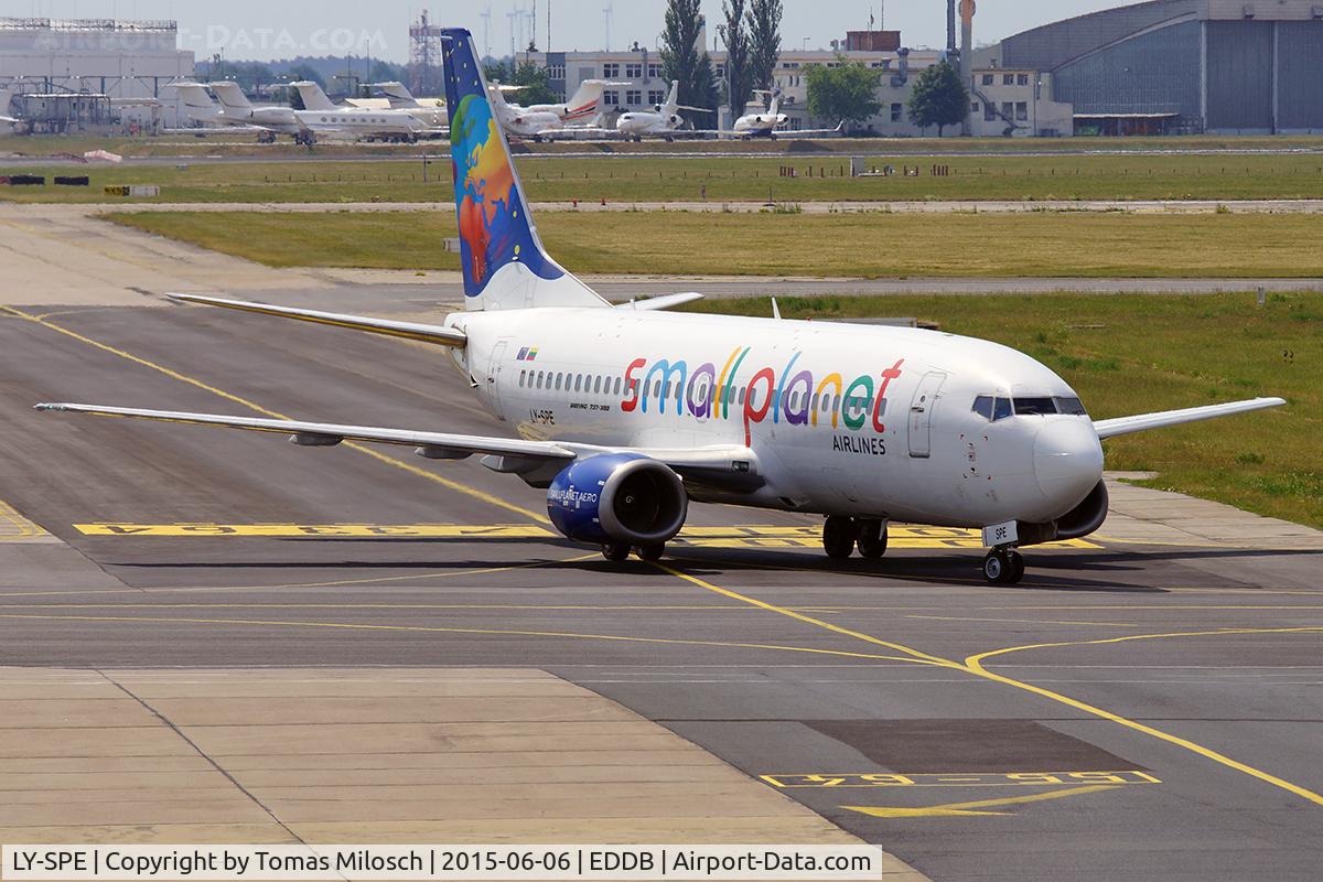 LY-SPE, 1997 Boeing 737-31S C/N 29055, Charter flight for the Champions League final in Berlin