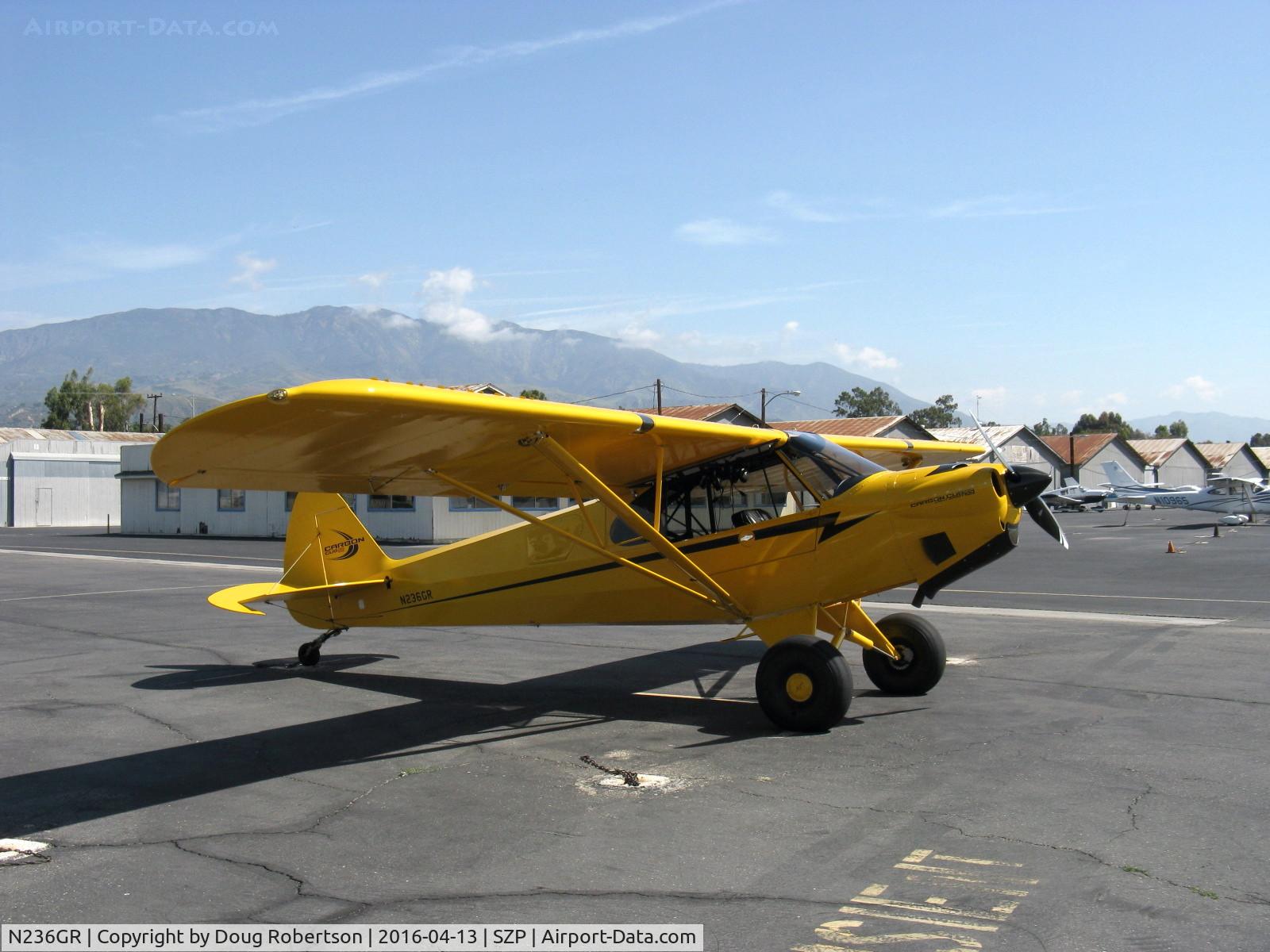 N236GR, 2014 Cub Crafters CC11-160 Carbon Cub SS C/N CC11-00311, 2014 Cubcrafters CARBON CUB CC11-160 S-LSA, ECI OX-340CC  180 Hp for takeoff & climb, 80 Hp continuous, wing Micro vortex generators