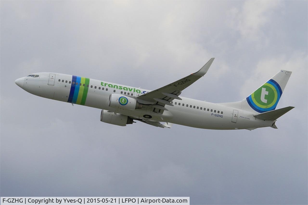 F-GZHG, 2002 Boeing 737-8K2 C/N 30650, Boeing 737-8K2, Take off rwy 24, Paris-Orly airport (LFPO-ORY)