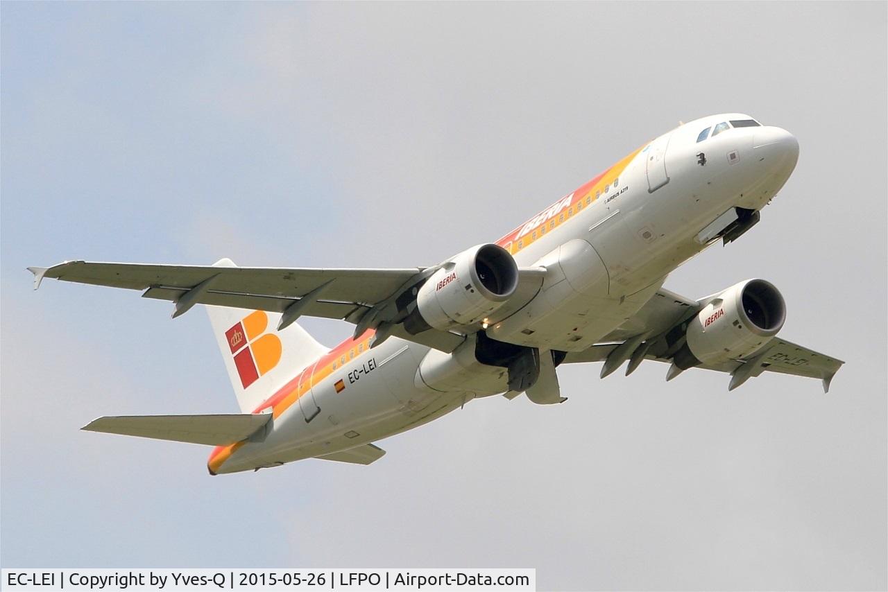 EC-LEI, 2008 Airbus A319-111 C/N 3744, Airbus A319-111, Take off rwy 08, Paris-Orly airport (LFPO-ORY)