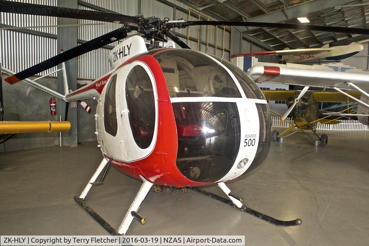 ZK-HLY, Hughes 369HS C/N 330459S, At Ashburton , South Island , New Zealand
