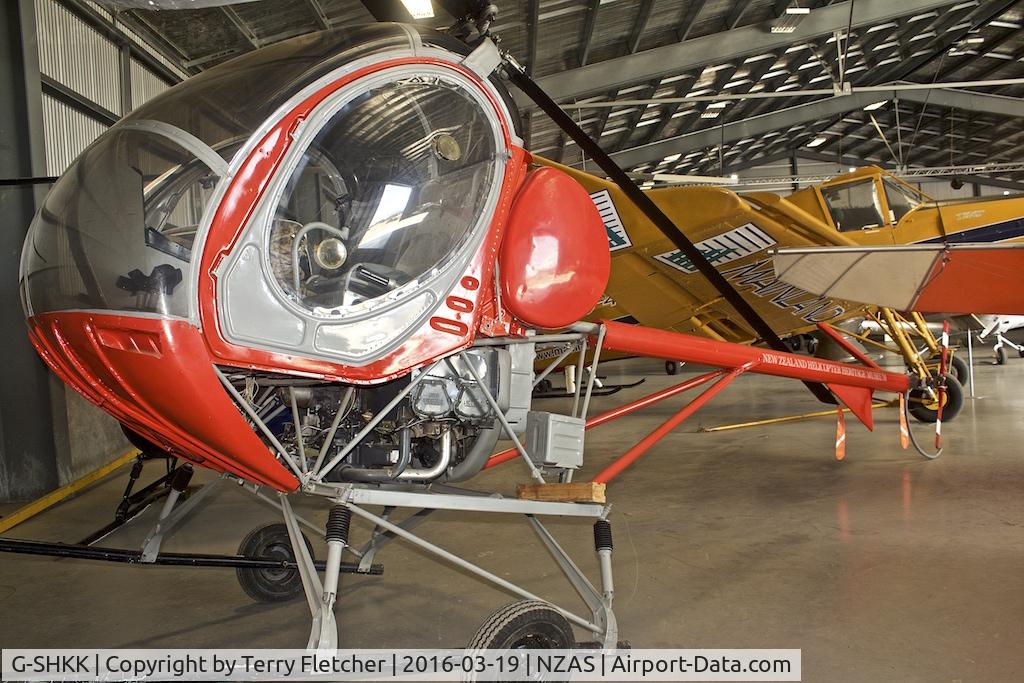 G-SHKK, 1968 Hughes 269A C/N 1110029, At Ashburton , South Island , New Zealand