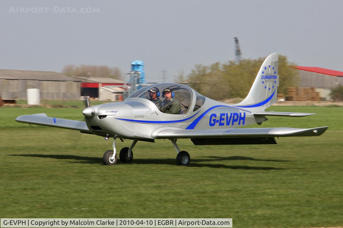 G-EVPH, 2009 Aerotechnik EV-97 Eurostar SL C/N LAA 315B-14951, Aerotechnik EV-97 Eurostar SL at Breighton Airfield in 2010.