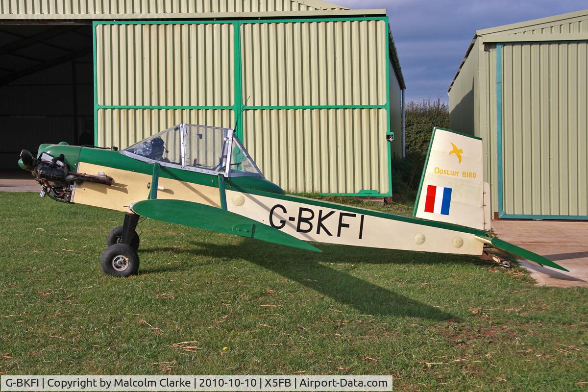 G-BKFI, 1985 Evans VP-1 Series 2 Volksplane C/N PFA 062-10491, Evans VP-1 Series 2 Volksplane, Fishburn Airfield, October 2009.