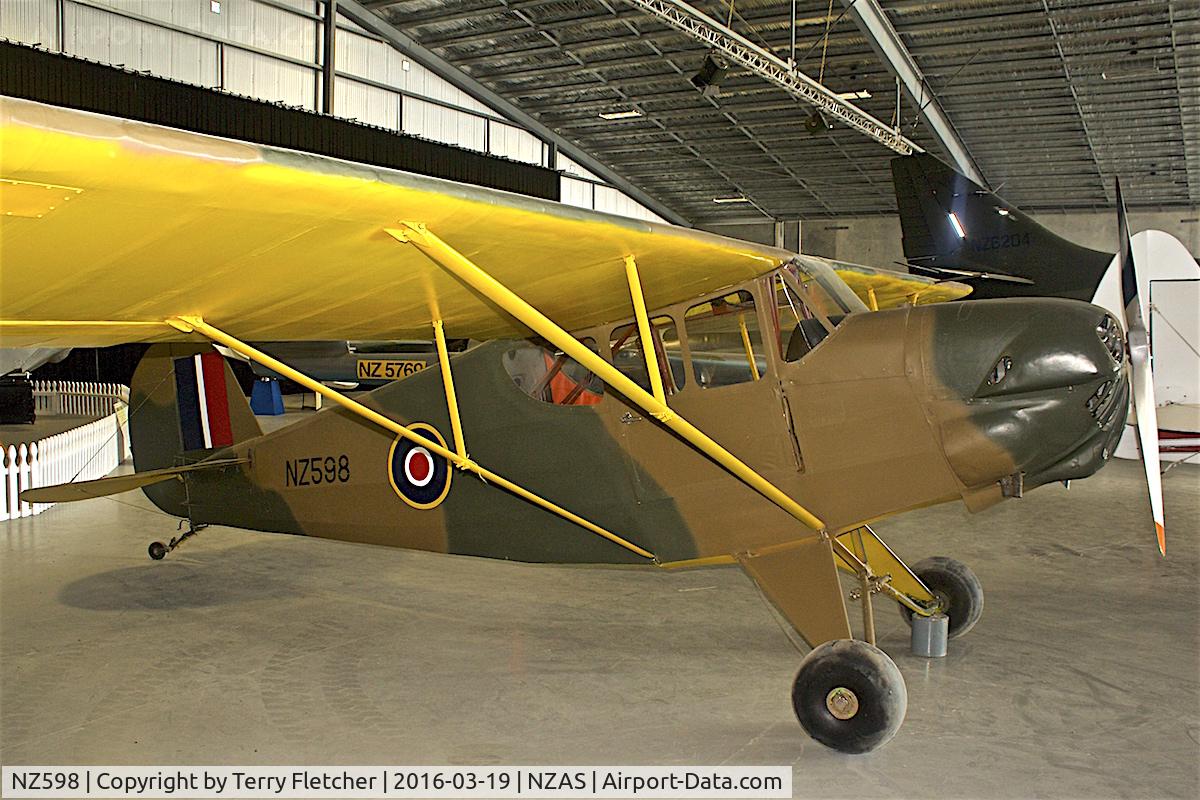 NZ598, 1937 Porterfield 35-W C/N 316, At Ashburton , South Island , New Zealand
