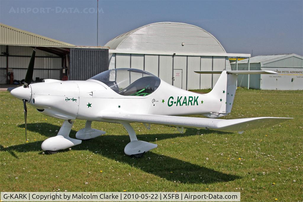 G-KARK, 2006 Dyn'Aero MCR-01 Club C/N PFA 301A-14010, Dyn'Aero MCR-01 Club at Fishburn Airfield, May 2010.