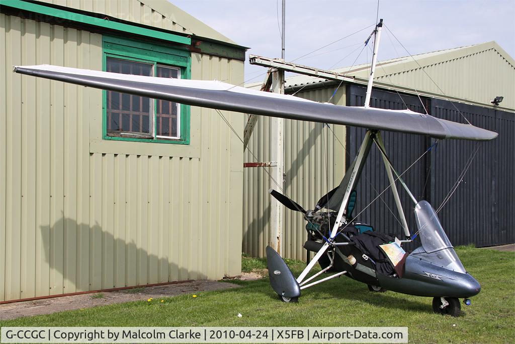 G-CCGC, 2003 Mainair Pegasus Quik C/N 7958, Mainair Pegasus Quik, Fishburn Airfield, April 2010.