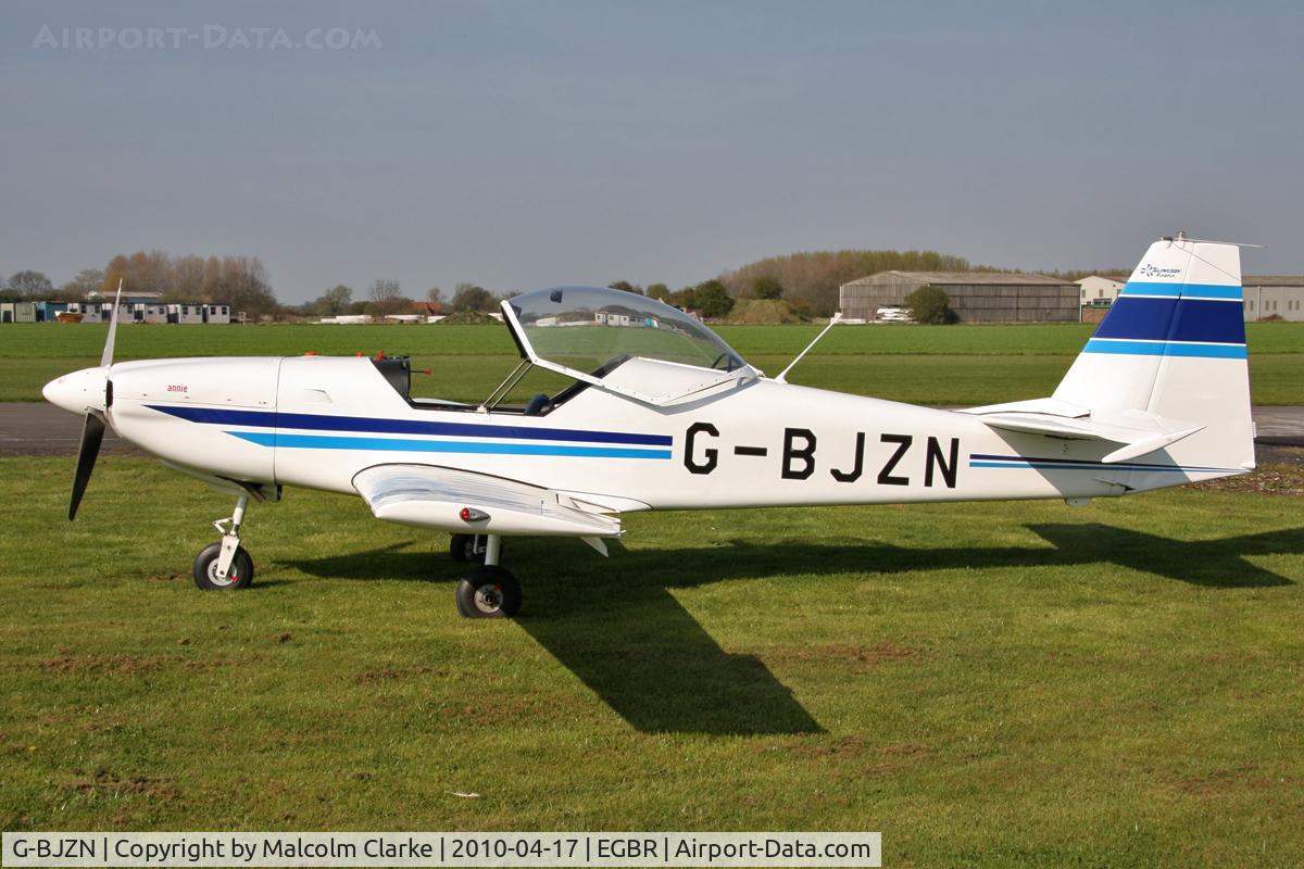 G-BJZN, 1982 Slingsby T-67A Firefly C/N 1997, Slingsby T.67A Firefly, Breighton Airfield, April 2010.