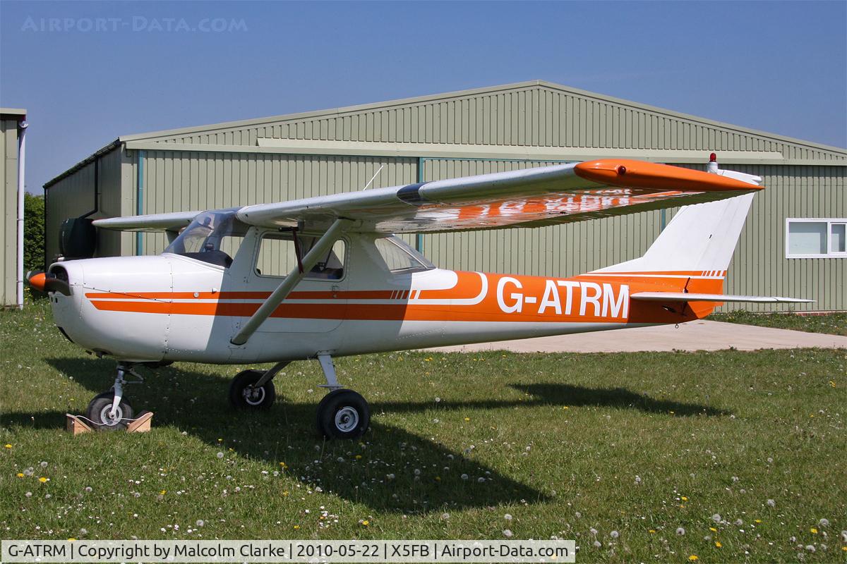 G-ATRM, 1966 Reims Cessna F150F C/N 0053, Reims F150F, Fishburn Airfield, May 2010.