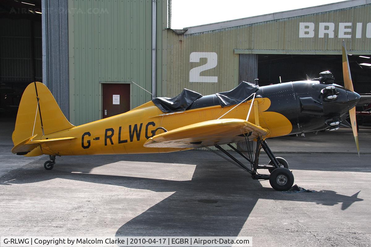 G-RLWG, 1942 Ryan PT-22 Recruit (ST3KR) C/N 1716, Ryan ST3KR at the John McLean Aerobatics Trophy competition, Breighton Airfield, UK in 2010.
