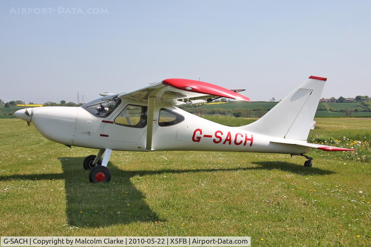 G-SACH, 2002 Stoddard-Hamilton Glastar C/N PFA 295-13088, Stoddard-Hamilton Glastar, Fishbburn Airfield, May 2010.