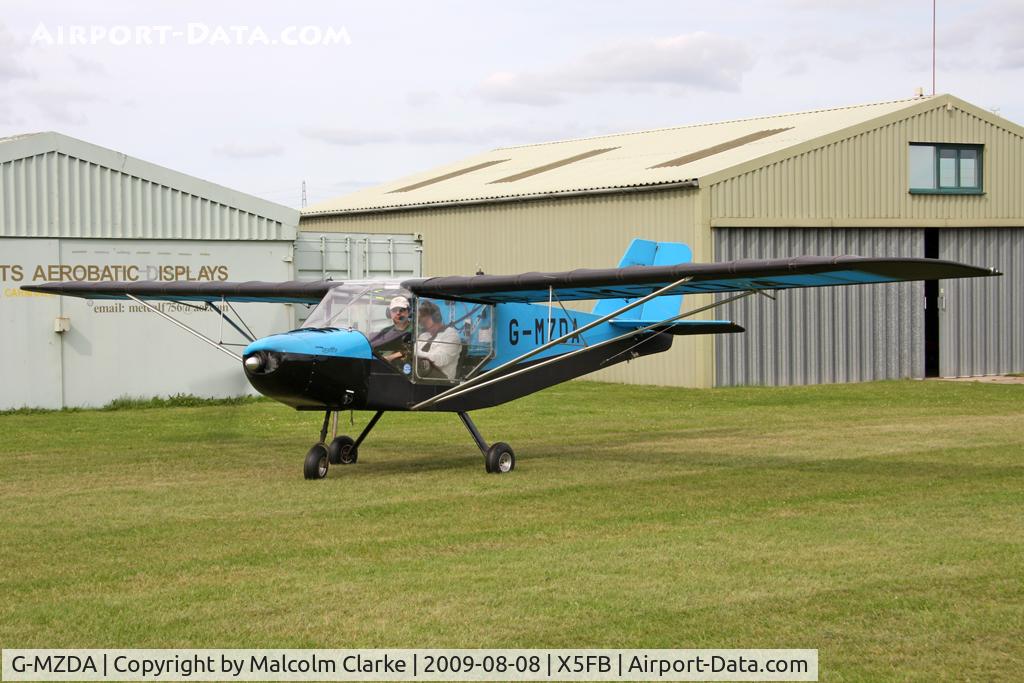 G-MZDA, 1996 Rans S-6ESD XL Coyote II C/N PFA 204-13019, Rans S-6ESD XL Coyote II, Fishburn Airfield, August 2009.