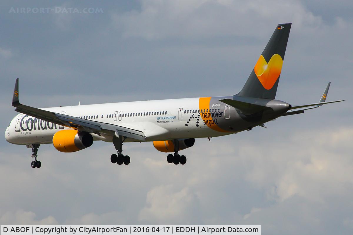 D-ABOF, 1999 Boeing 757-330 C/N 29013, Condor (CFG/DE)