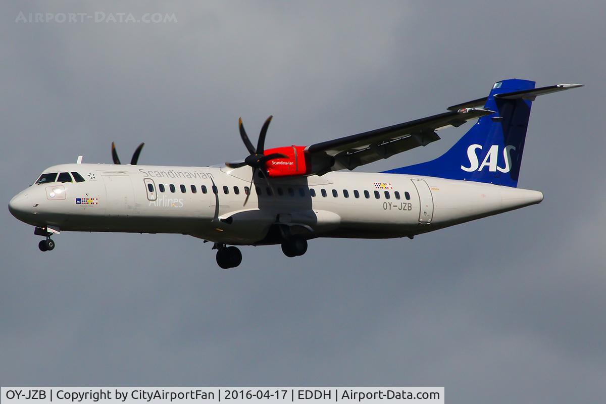 OY-JZB, 2013 ATR 72-600 (72-212A) C/N 1121, Scandinavian Airlines (SAS/SK)