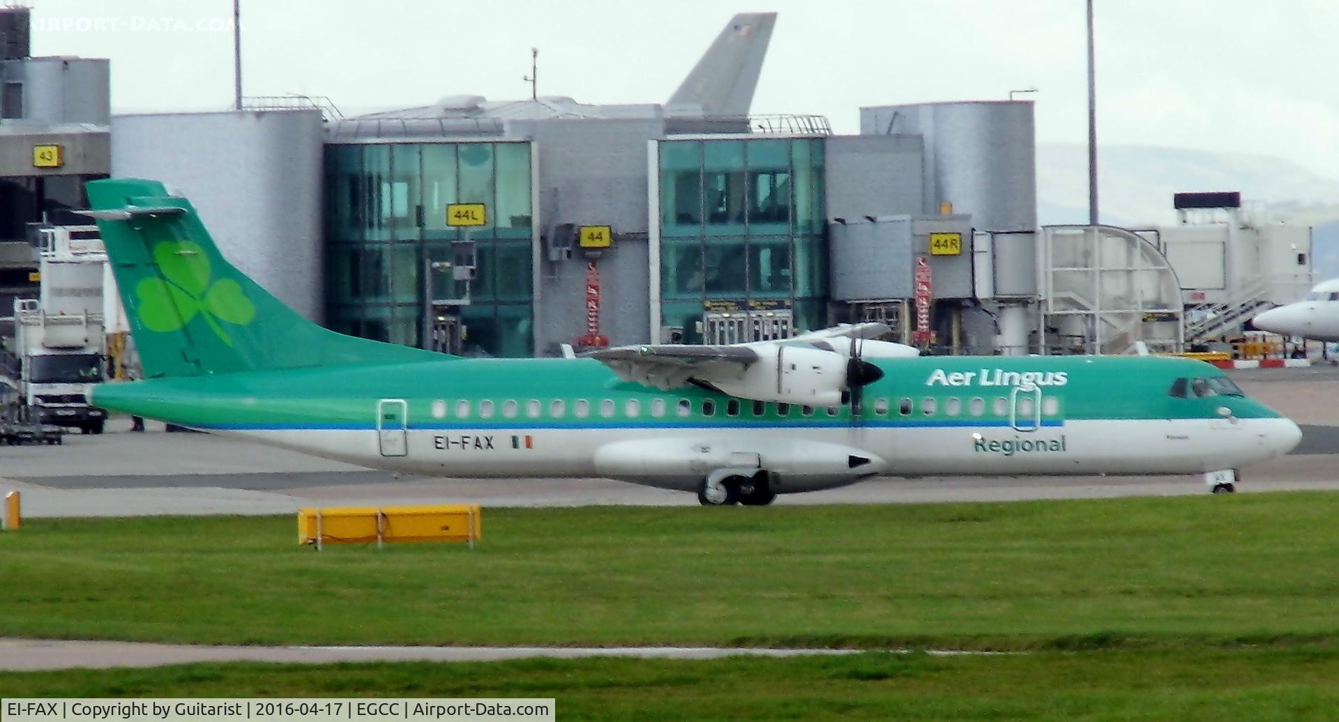 EI-FAX, 2013 ATR 72-600 (72-212A) C/N 1129, At Manchester