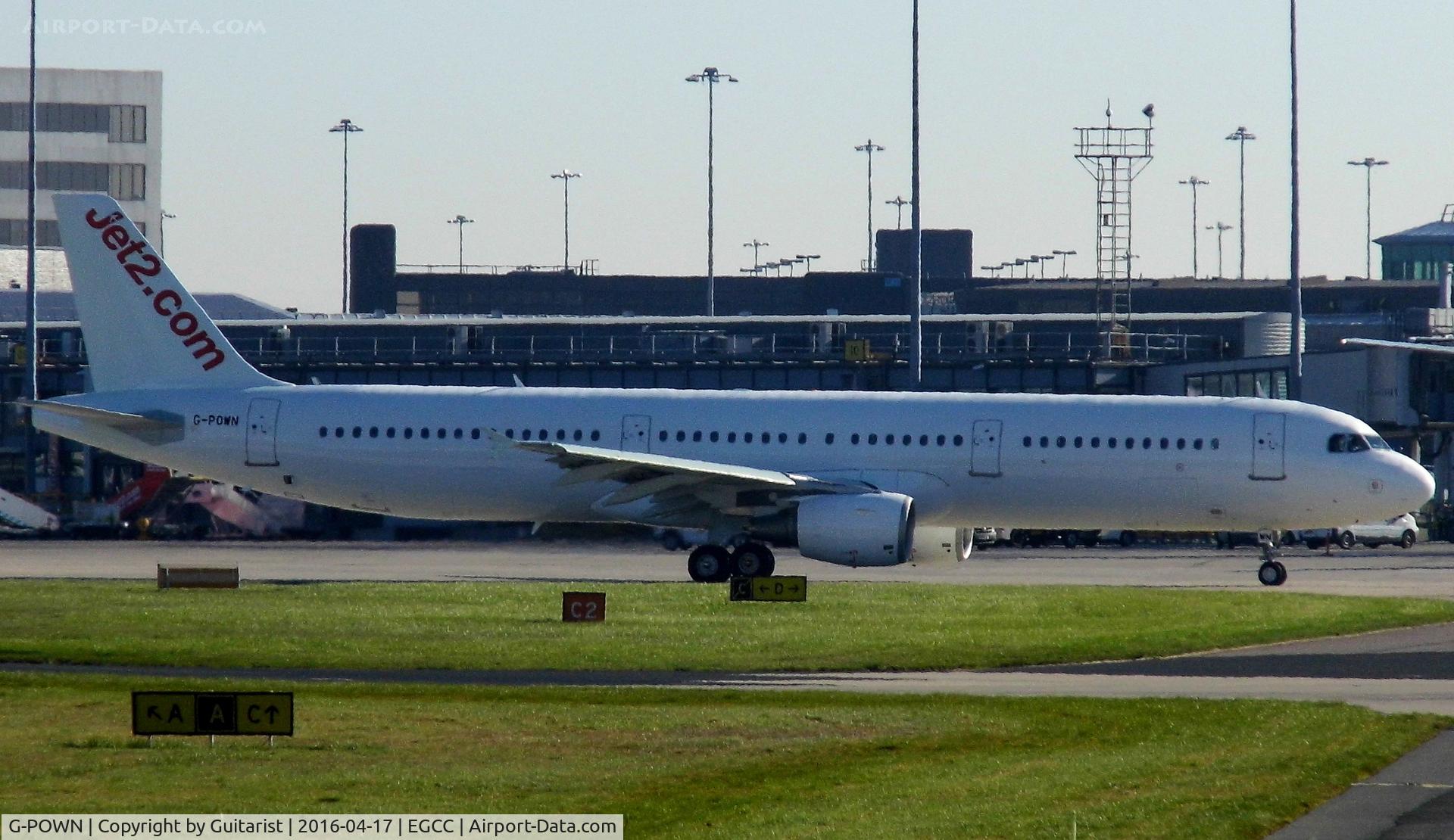 G-POWN, 2009 Airbus A321-211 C/N 3830, At Manchester
