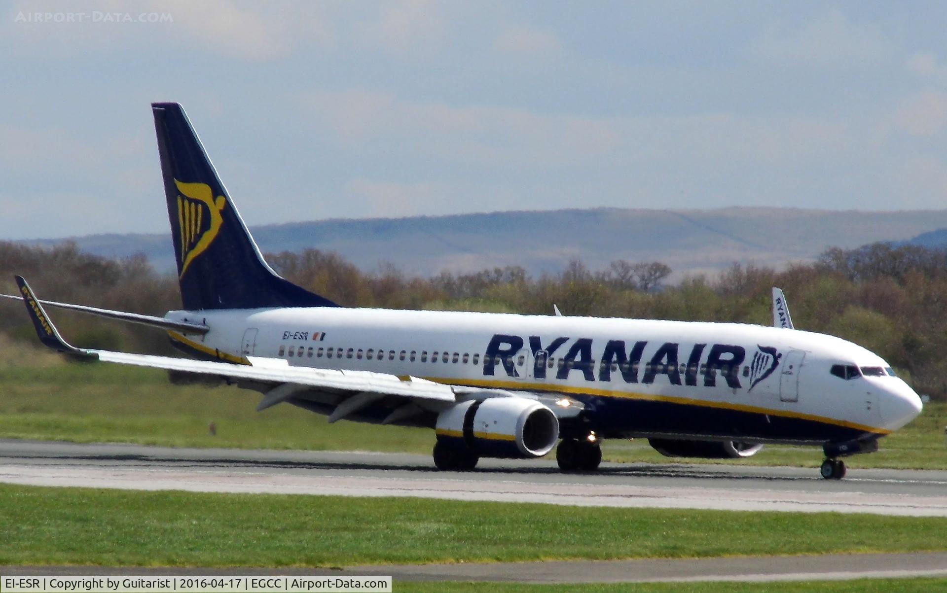 EI-ESR, 2011 Boeing 737-8AS C/N 34995, At Manchester