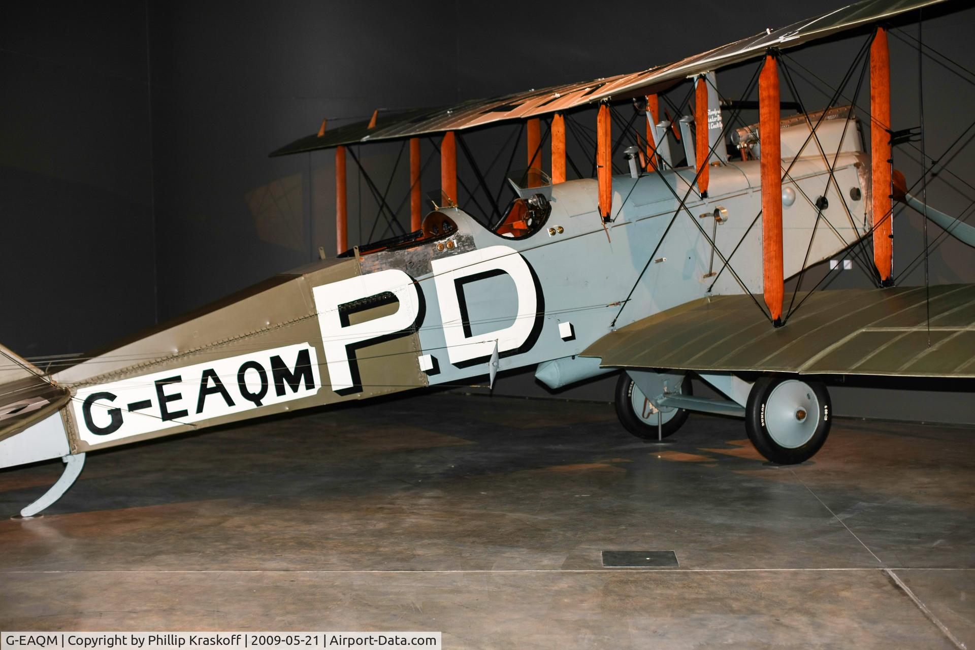 G-EAQM, Airco DH9 C/N F1278, First single-engine plane to fly from England to Australia