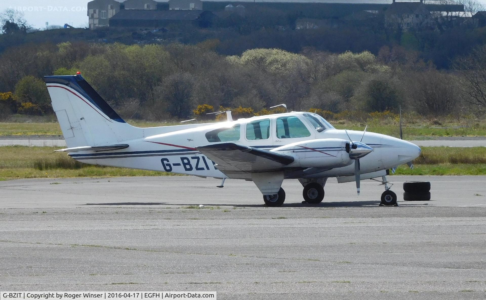 G-BZIT, 1964 Beech 95-B55 Baron Baron C/N TC-564, Visiting Beech Baron operated by Propellerhead Aviation.