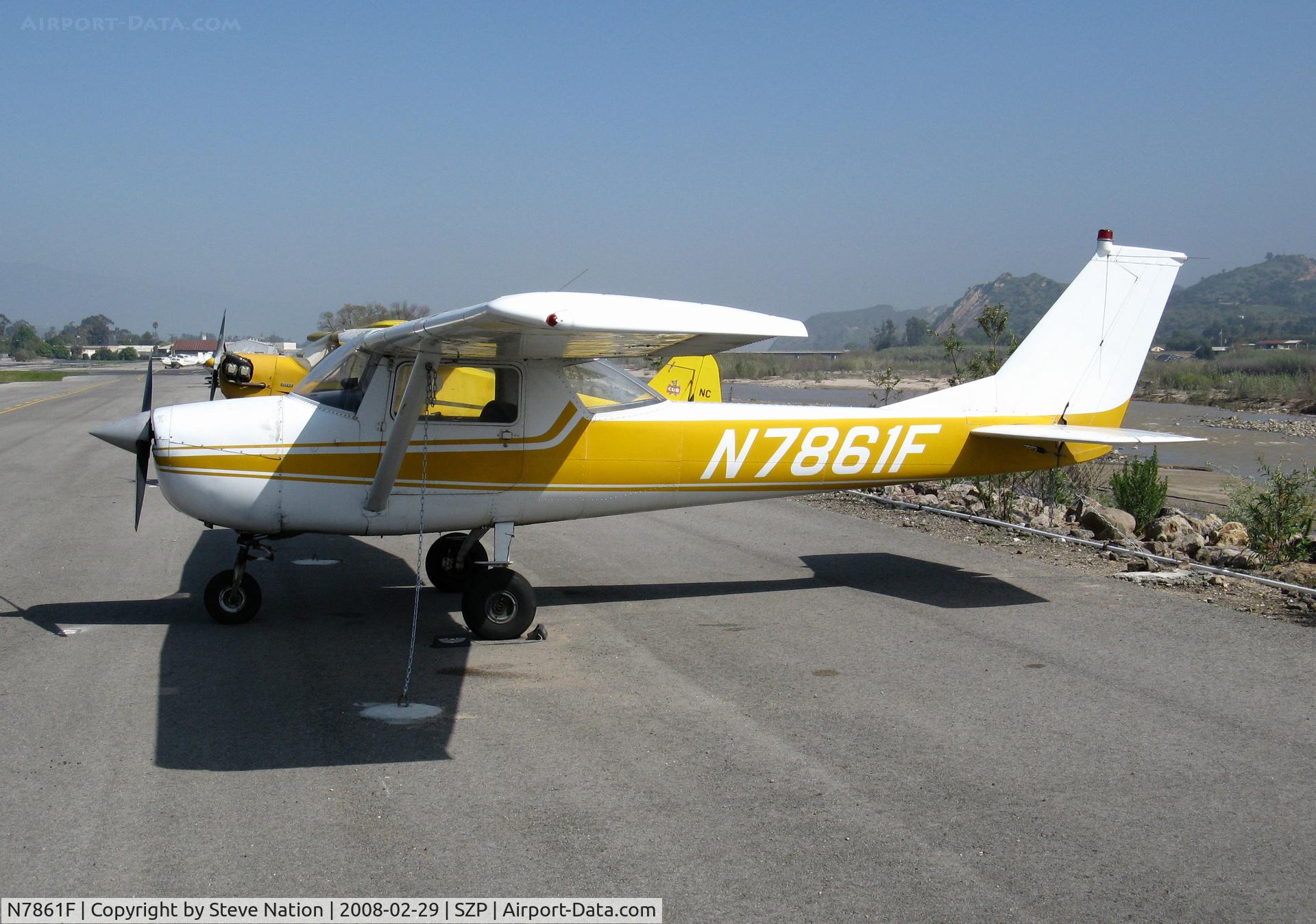 N7861F, 1966 Cessna 150F C/N 15063961, Locally-based 1966 Cessna 150F @ Santa Paula Airport, CA