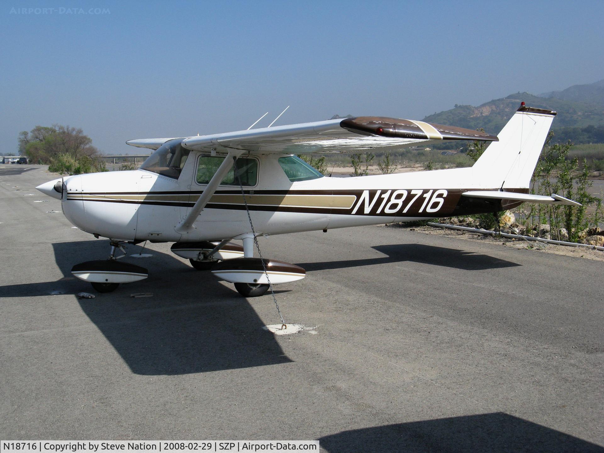 N18716, 1972 Cessna 150L C/N 15074056, Locally-based 1972 Cessna 150L @ Santa Paula Airport, CA