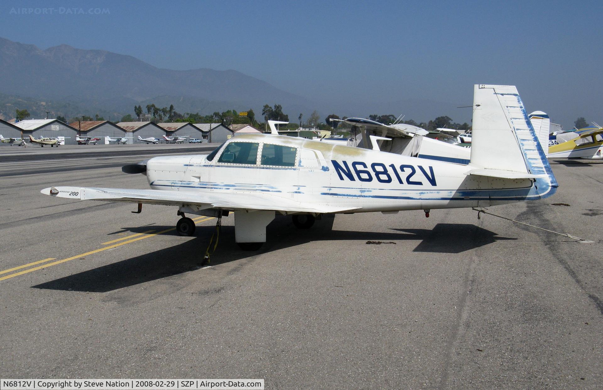N6812V, 1970 Mooney M20C Ranger C/N 700091, Locally-based 1970 Mooney M20C Ranger @ Santa Paula Airport, CA