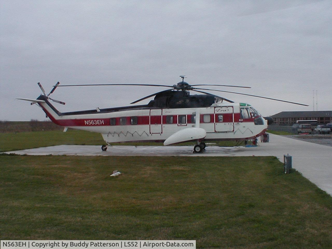 N563EH, 1978 Sikorsky S-61N C/N 61808, On the Ramp at ERA Helicopters in Venice, Louisiana circa 2000 Just prior to a flight to Transocean Enterprise Drillship in the Gulf of Mexico.