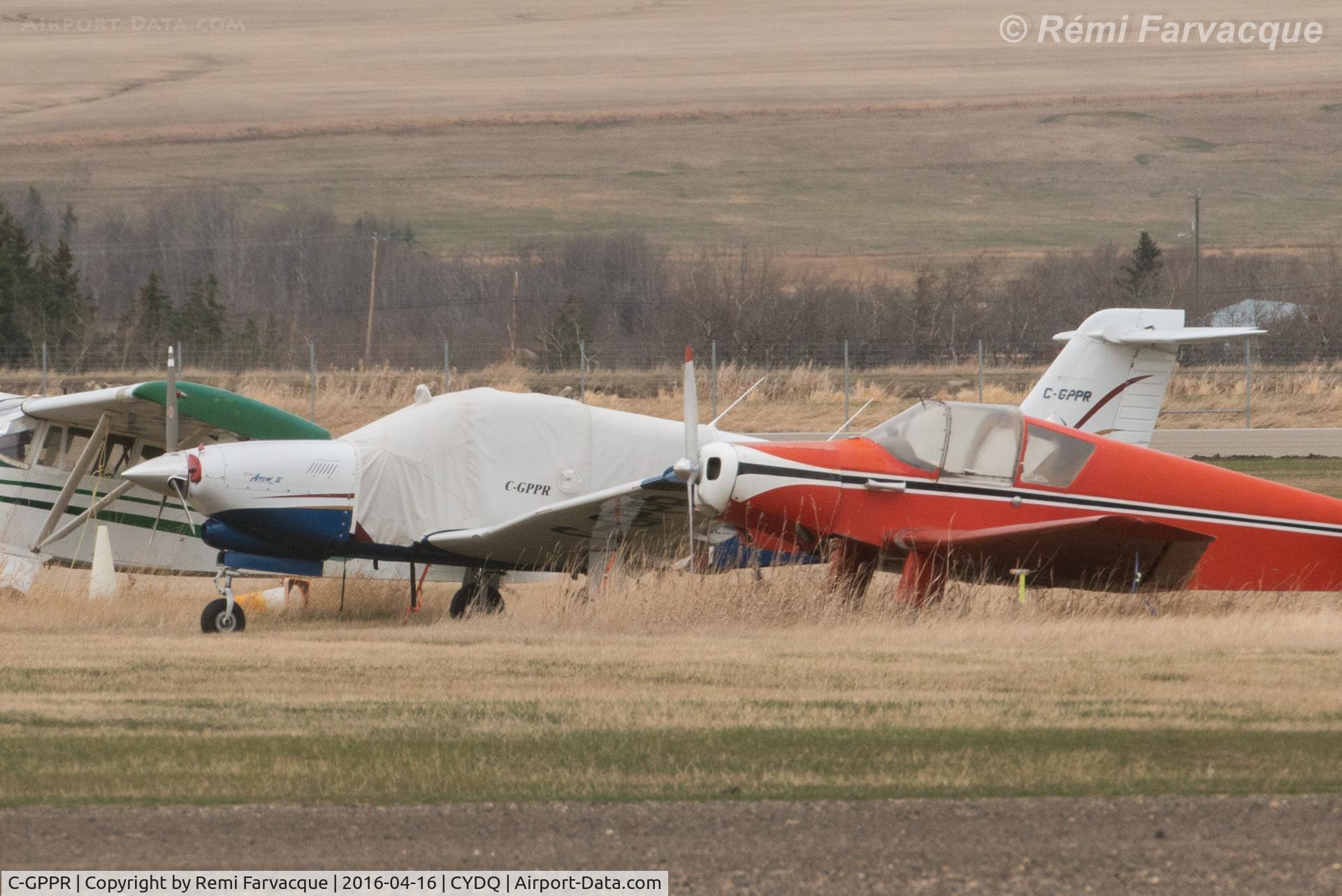 C-GPPR, 1982 Piper PA-28RT-201T Turbo Arrow IV C/N 28R-8231049, Under wraps.