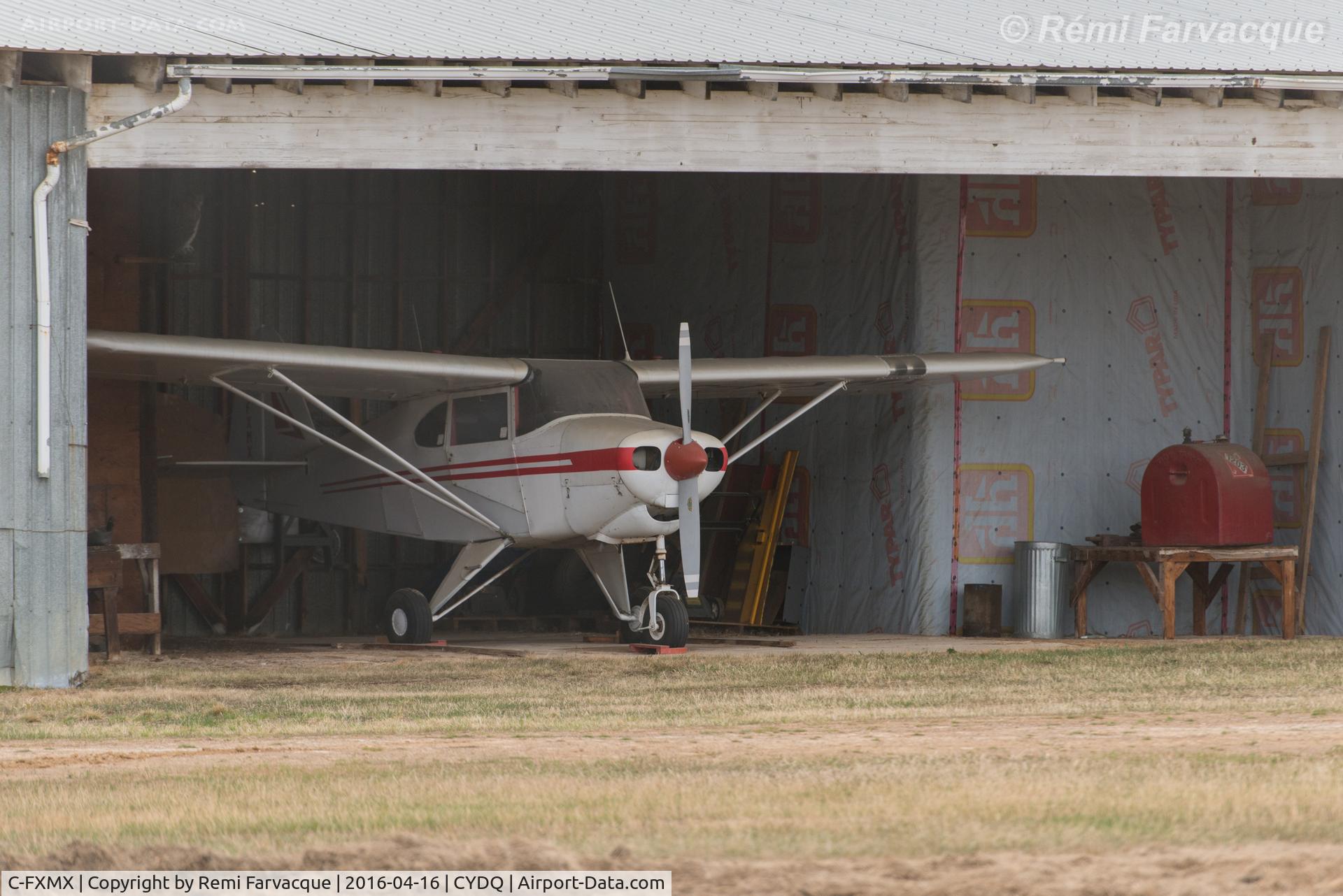 C-FXMX, 1953 Piper PA-22-135 Tri-Pacer C/N 22-1212, In the open.