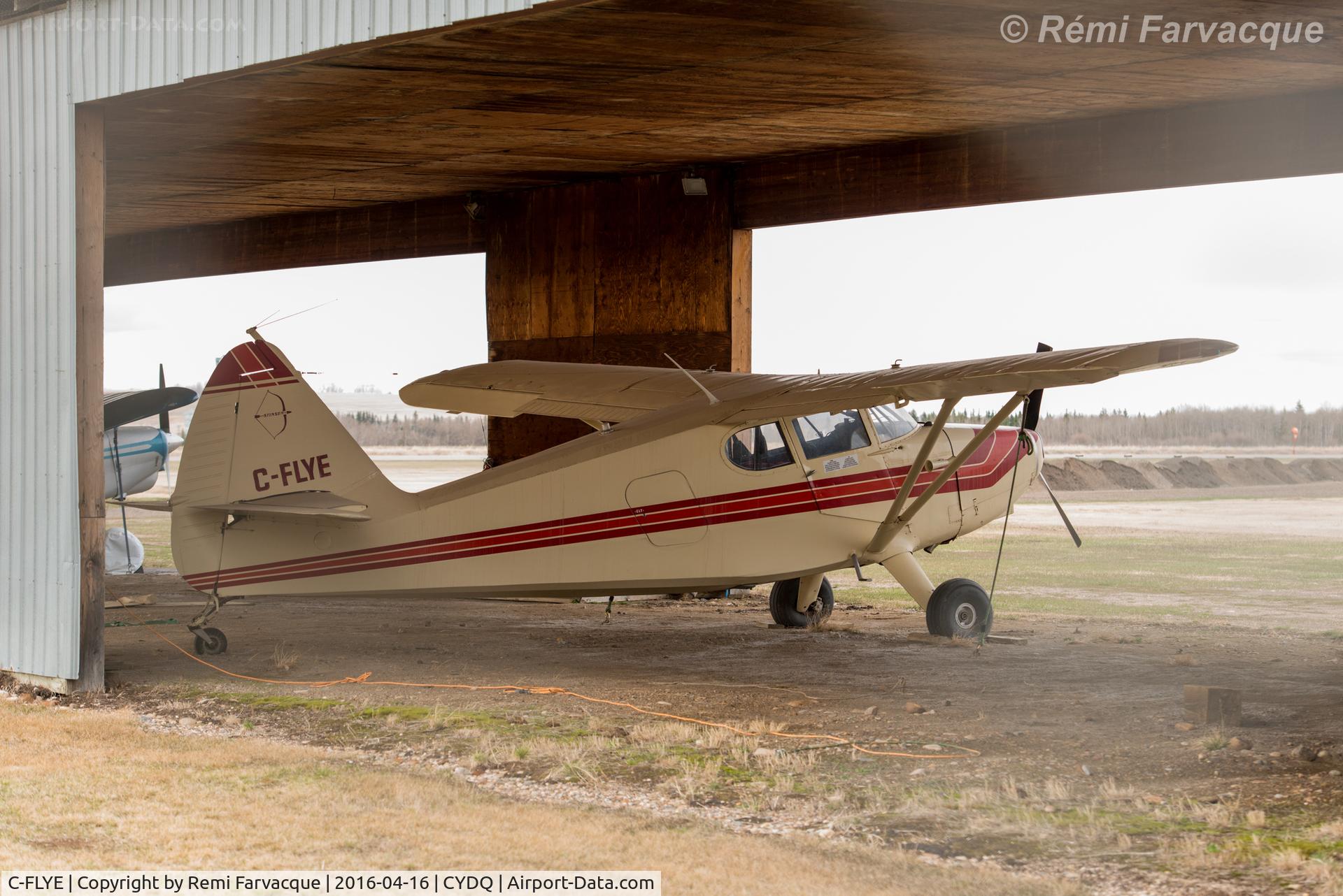 C-FLYE, 1947 Stinson 108-2X Voyager C/N 108-2862X, Under cover.