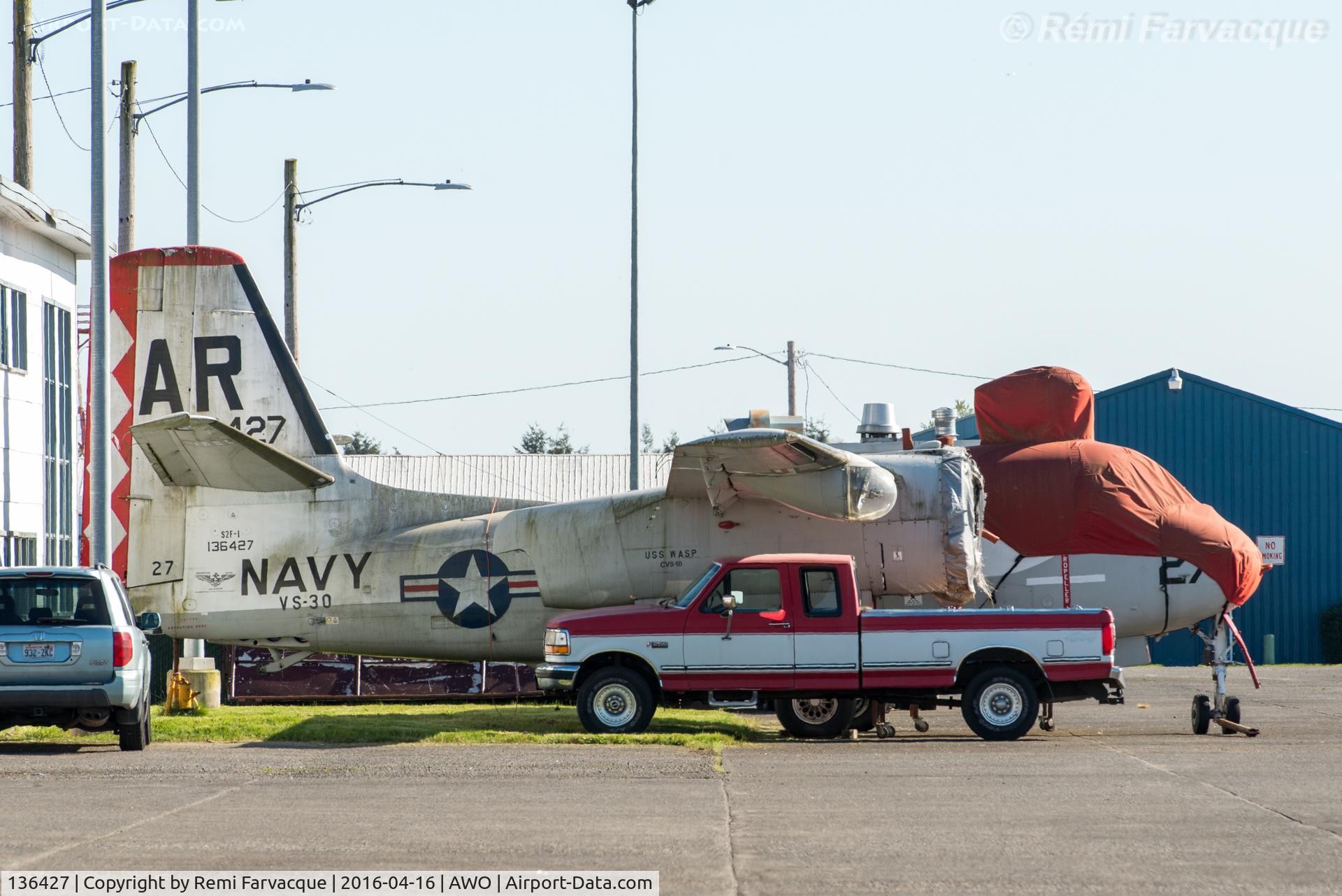 136427, Grumman S2F-1 Tracker C/N 336, From aviastar.org - 