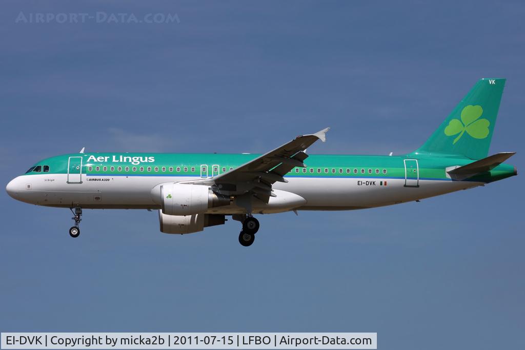 EI-DVK, 2011 Airbus A320-214 C/N 4572, Landing